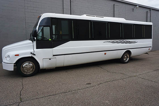 35-passenger party bus rental Chesapeake